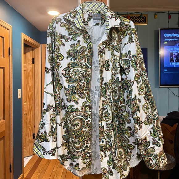 thomas dean men’s button down - Picture 1 of 7